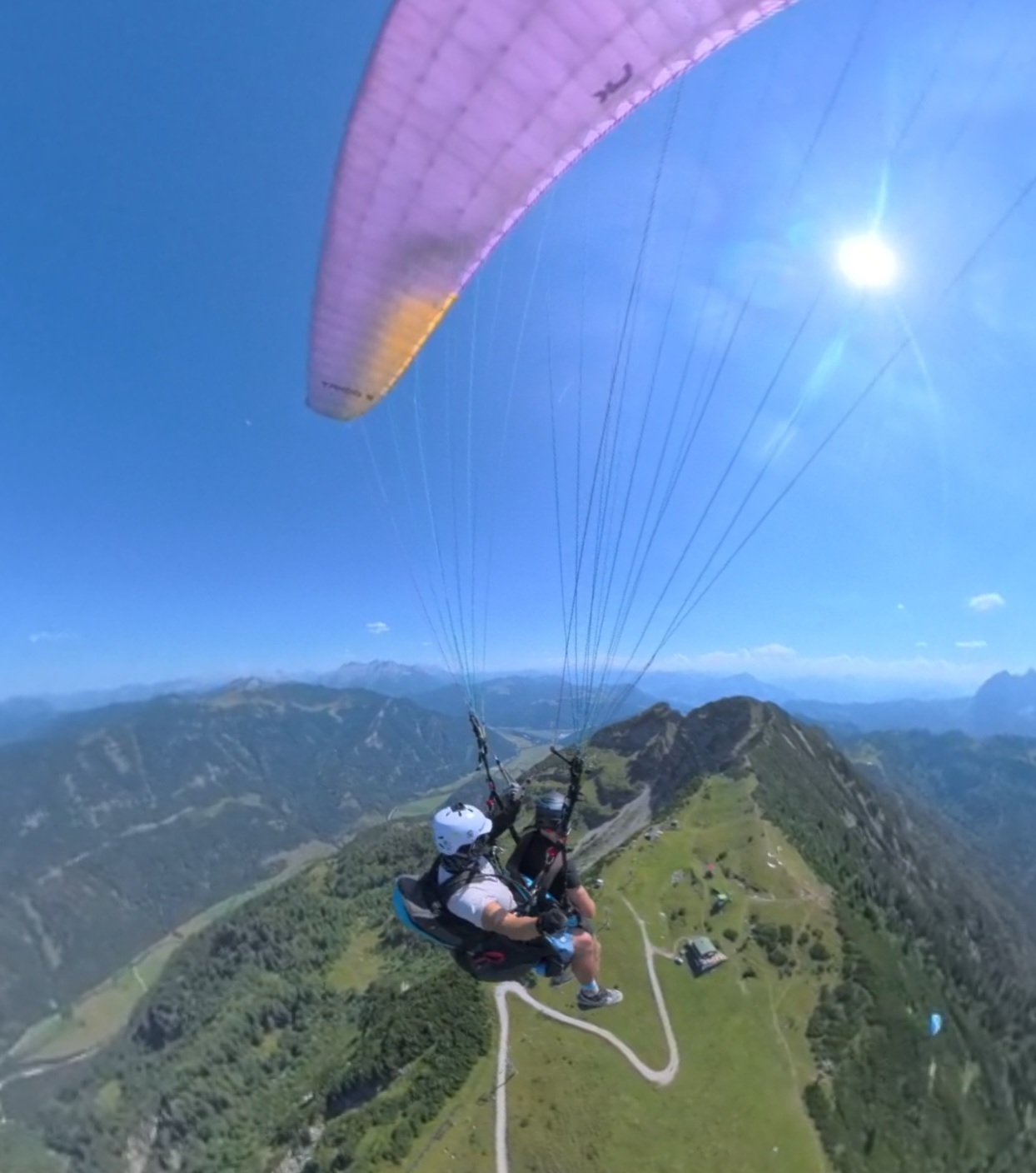 Alpenpanorama für Panorama Flug